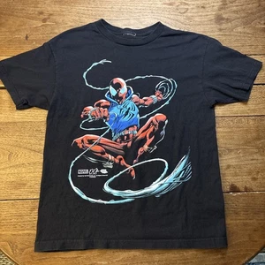 HUF Vintage Y2K Marvel Comics Spider-Man Comic Images T Shirt - Picture 1 of 11