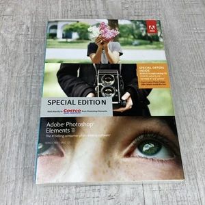 Adobe Photoshop Elements 11 Special Edition Bonus Scrapbooking CD New Sealed Box - Zdjęcie 1 z 7