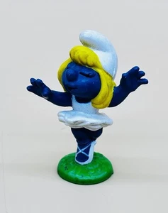SMURFETTE Ballerina Vintage 1978 SMURFS Schleich PEYO PVC Figure SHIPS FAST! - Picture 1 of 8