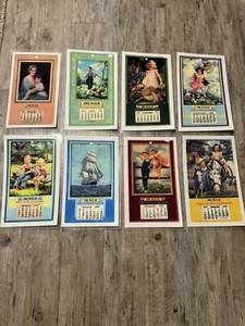 Vintage Jewel Tea Co. FRONTS Of calendars color photocopied and laminated COPIES - Picture 1 of 11