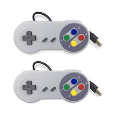 2 piezas controlador de juegos con botón cruzado USB con cable PC para Microsoft Mac