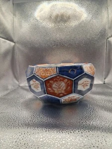 Antique Japanese Hexagonal Imari Porcelain Bowl Asian Oriental Ceramic - Picture 1 of 7