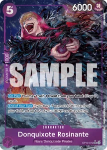 One Piece Royal Blood Donquixote Rosinante Alt Art OP10-072 NM english - Bild 1 von 1