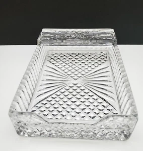 Vintage Cigar Ash Tray 7 x 5 inch Rectangle Candy Trinket Tray Stationary Glass. - Picture 1 of 7