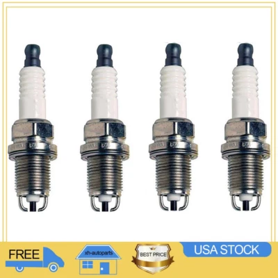 Fits 1998 1999 Toyota Corolla DENSO Spark Plugs 4x - Image 1 of 3