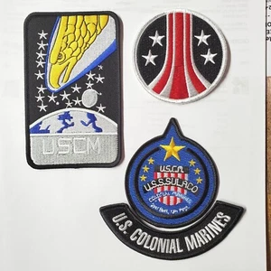  Aliens Movie Sulaco/ US Colonial Marines Unform Patches-Set (4) or Your Choice - Picture 1 of 6