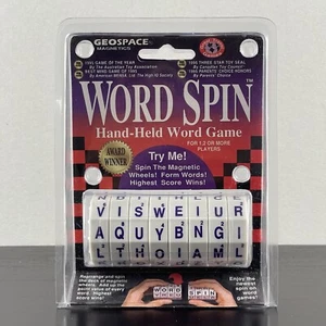 VTG Crossword Geospace Word Spin Hand Held Game Brain Teaser Puzzle Mind 1996 - Picture 1 of 5