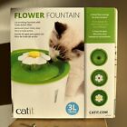Catit Flower Fountain with A New Triple Action Filters, Drinking Water Cat Dog