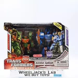 Roadbuster & Dirge Autobot Ambush Transformers Universe Target Hasbro 2008 MISB - Picture 1 of 6