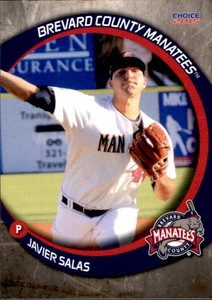 2015 Brevard County Manatees Choice #20 Javier Salas University of Miami Card