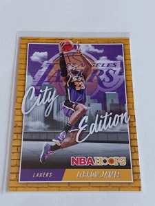 2020-21 Panini NBA Hoops LeBron James City Edition #14 LA Lakers - Picture 1 of 2