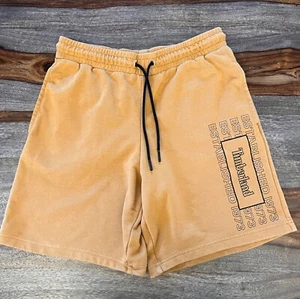 Timberland Shorts Mens Size S Relaxed Fit Organic Cotton Sweat New Brown - Picture 1 of 4