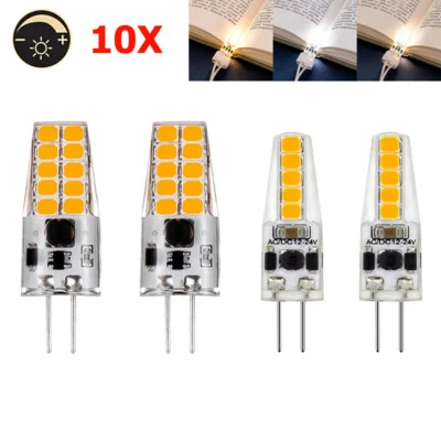 10X Dimmable G4 Led Light Bulbs Bedroom Neutral 2835SMD 24V Cover 3W Lighting - Image 1 of 4