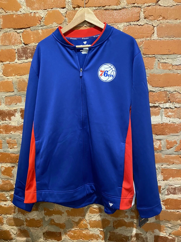 Philadelphia 76ers | Fanatics | Chaqueta con cremallera completa XL | Licencia oficial NBA | NUEVA CON ETIQUETAS Foto 1 de 4