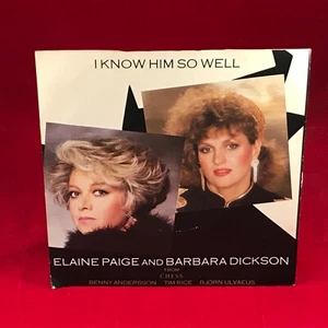 ELAINE PAIGE & BARBARA DICKSON I Know Him So Well 1984 UK 7" vinyl Single RCA C - Picture 1 of 3