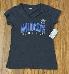 Kentucky Wildcats Captivating Women's Short Sleeve Tri-Blend V-Neck Shirt Large - Picture 1 of 1