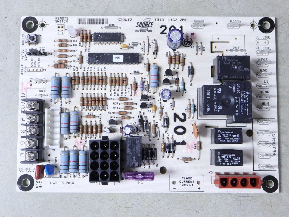 Placa de circuito de control York Coleman 1162-83-201A 1162-201 539617 S1-33103010000 Foto 1 de 3
