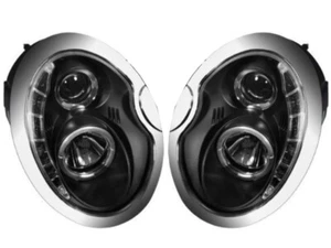 Daytime Lights LED Halo Projector Headlights For 02-06 Mini Cooper R50 R52 R53 - Foto 1 di 7