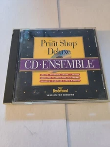 Print Shop Deluxe CD Ensemble, Vintage Software, Very Good Condition - Picture 1 of 6