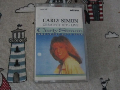 CARLY SIMON GREATEST HITS LIVE 1988 ARISTA RECORDS AUDIO CASSETTE ALBUM - Image 1 of 4