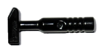 LEGO New Hammer Black Cross Pein Minifigure Tool 3-Rib Handle 11402h D740 - Image 1 of 2