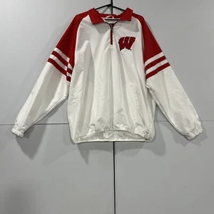 Wisconsin Badgers Windbreaker Jacket Carl Banks G-III. XL - Picture 1 of 10