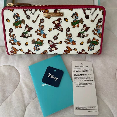 Cartera grande con cremallera Samantha Thavasa LE Chip & Dale nueva en caja Foto 1 de 4