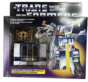 Hasbro Transformers Vintage G1 Exclusive Decepticon Soundwave w/Buzzsaw Reissue - Picture 1 of 6