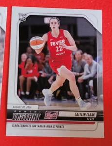 CAITLIN CLARK ROOKIE CARD #d1/11687 08/30/24 CONNECTS FOR CAREER HIGH 31 POINTS - Picture 1 of 2