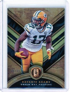* DAVANTE ADAMS * 2019 GOLD STANDARD # 80/99