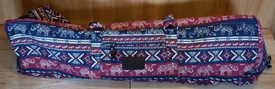 Kindfolk Yoga Duffel Bag Boho Aztec Canvas Gym Tote with Pocket – Mat Carrier - Image 1 of 4