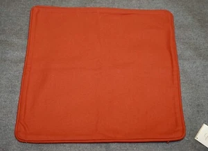 NEU Pottery Barn 18x18 rot 100 % Baumwolle Kissenbezug Reißverschluss Neu mit Etikett - Bild 1 von 6