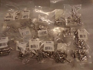 Lot of 500, RG59 F-Jack Twist on Plug Coaxial Adapter Connectors in retail packs - Picture 1 of 6