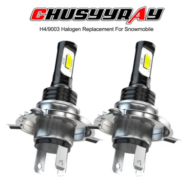 2 faros LED blancos para moto de nieve H4 9003 6000K para Arctic Cat M7000 2015-2016 EE. UU. Foto 1 de 4