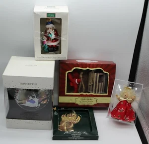 (5) Weihnachtsschmuck, Bortensetter von Dillard`s, Hummer & 24 Kt. GP. Engel... - Bild 1 von 7
