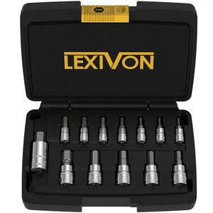 HEX Bit Socket Set, Premium S2 Alloy Steel | 13-Piece Metric 2mm - 14mm Set |... - Picture 1 of 7