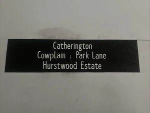 "Autobús Catherington Cowplain Park Lane Hurstwood Estate Portsmouth persiana 14/10 36""" - Imagen 1 de 12