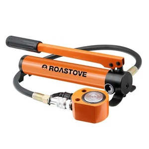 20T Hydraulic Ram Cylinder Jack Low Profile Porta Power kit with CP-180 Hydra... - Picture 1 of 6