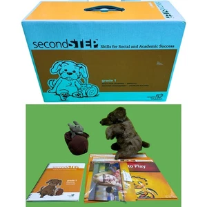 Second Step Grade 1 Kit Teaching Materials DVD Posters Plush Puppets USA - Picture 1 of 4
