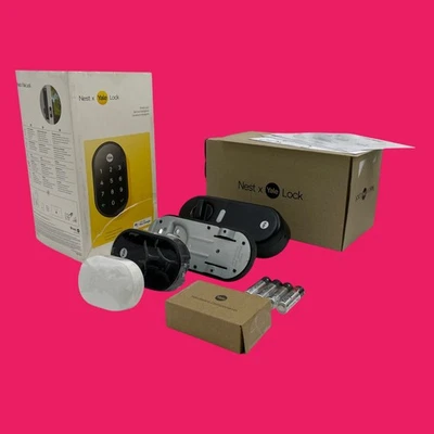 Nest x Yale YRD540 Smart Door Lock w/ Keypad & Nest Connect Black Suede #BO8740 - Image 1 of 4