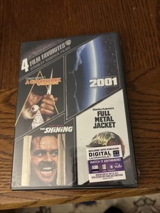 4 Film Clockwork Orange 2001 Space Odyssey The Shining & Full Metal Jacket DVD - Picture 1 of 2