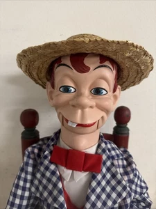 Vintage 1968 Mortimer Snerd Goldberger Bauchrednerpuppe / Puppe + Hut - Bild 1 von 13