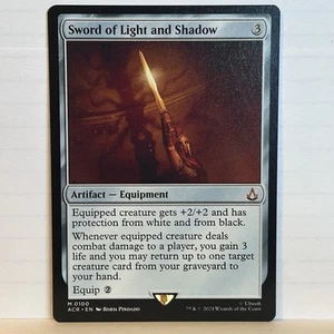 Spada di Luce e Ombra - Assassin's Creed - ACR NM MTG 100 Artefatto Mitico - Foto 1 di 2