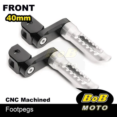 BOB 40mm Lower Rider Footpegs TIT For Triumph Speed Triple 1050 / R 16 17 18 - Image 1 of 4