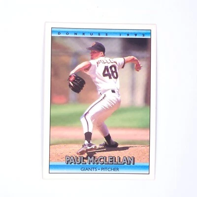 1992 Donruss - #700 Paul McClellan - Image 1 of 2