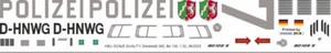 Decal 582 BO 105CBS Police North Rhine-Westphalia D-HNWG - Picture 1 of 2