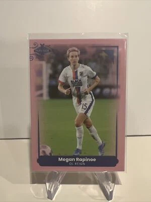 2022 Parkside Paramount NWSL Megan Rapinoe Pink Parallel 66/225 OL REIGN/ USWNT - Image 1 of 2