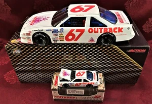 JEFF GORDON #67 Outback Steak House 1990 RCCA 1/24 ELITE 1/64 HO Car Diecast SET - Picture 1 of 12