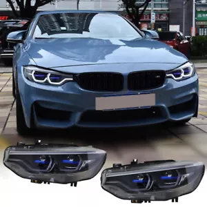 2 x For BMW 4 Series F32 F33 F36 F82 2013-20 Upgrade LED Headlights Assembly L+R - Picture 1 of 19
