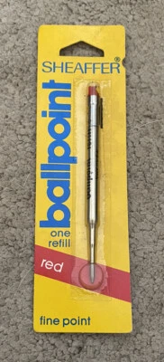 De colección NUEVO Bolígrafo Sheaffer Repuesto Estilo Antiguo con Alas Rojo Punta Fina Nuevo de Lote Antiguo Foto 1 de 2